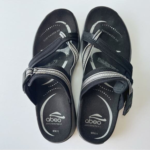 ABEO Bio System Topanga Black Orthotic Sandals - Picture 9 of 9
